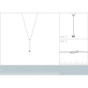 Collier argent massif 925 longueur 42 cm