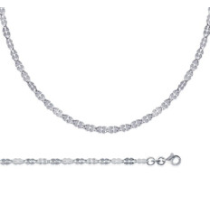 Bracelet argent massif 925 longueur 18 cm