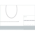 Bracelet argent massif 925 longueur 18 cm