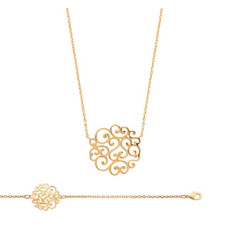 Bracelet plaqué or 750 3 microns longueur 18 cm