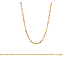 Chaîne plaqué or 750 3 microns taille 45 cm