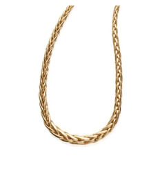 Collier plaqué or 750 3 microns longueur 45 cm