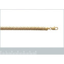 Bracelet plaqué or 750 3 microns longueur 18 cm