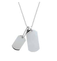 Collier acier longueur 50 cm