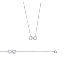 Bracelet argent massif 925 rhodié et oxyde de zirconium micro serti longueur 18 cm