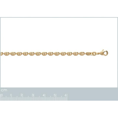 Chaîne plaqué or 750 3 microns taille 50 cm