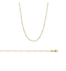 Chaîne plaqué or 750 3 microns taille 45 cm