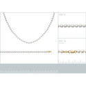 Bracelet plaqué or 750 3 microns et imitation perles de Majorque longueur 18 cm