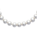 Collier plaqué or 750 3 microns et imitation perles de Majorque longueur 51 cm