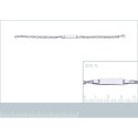 Bracelet argent massif 925 rhodié longueur 16 cm