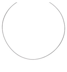 Collier argent massif 925 longueur 40 cm