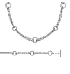 Bracelet acier longueur 18 cm