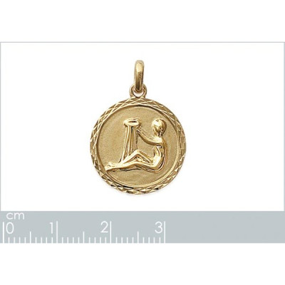 Pendentif plaqué or 750 3 microns