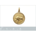 Pendentif plaqué or 750 3 microns