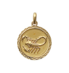 Pendentif plaqué or 750 3 microns