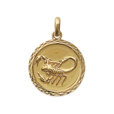 Pendentif plaqué or 750 3 microns