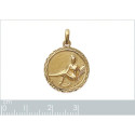 Pendentif plaqué or 750 3 microns