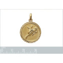 Pendentif plaqué or 750 3 microns