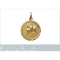 Pendentif plaqué or 750 3 microns