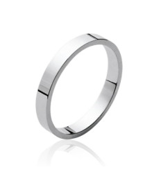 Bague argent massif 925 rhodié