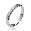 Bague argent massif 925 rhodié
