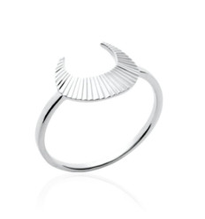 Bague argent massif 925 rhodié