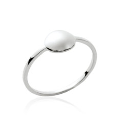 Bague argent massif 925 rhodié