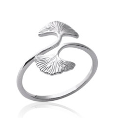 Bague argent massif 925 rhodié