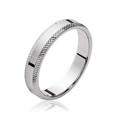 Bague argent massif 925 rhodié