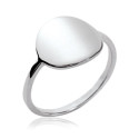 Bague argent massif 925 rhodié