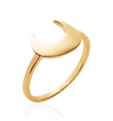 Bague plaqué or 750 3 microns