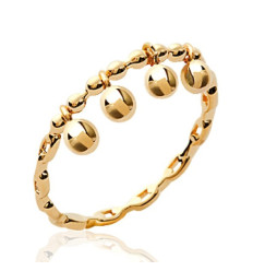 Bague plaqué or 750 3 microns