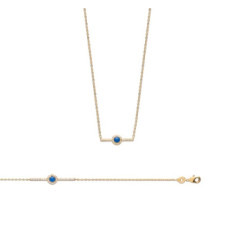 COLLIER PL-OR 750 3MIC OZ PS longueur 45 cm