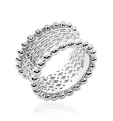 Bague argent massif 925 rhodié