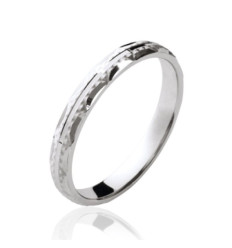 Bague argent massif 925 rhodié