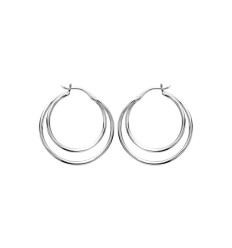 Créoles Argent 925 rhodié