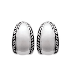 Créoles Argent 925 rhodié