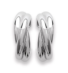 Créoles Argent 925 rhodié