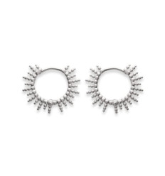 Créoles Argent 925 rhodié