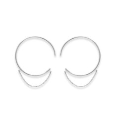 Créoles Argent 925 rhodié