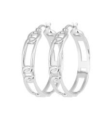 Créoles Argent 925 rhodié