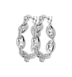 Créoles Argent 925 rhodié