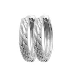 Créoles Argent 925 rhodié