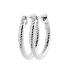 Créoles Argent 925 rhodié