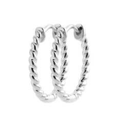 Créoles Argent 925 rhodié