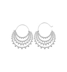 Créoles Argent 925 rhodié