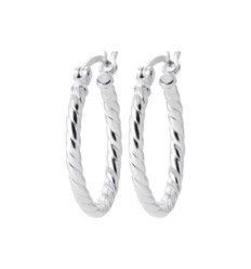 Créoles Argent 925 rhodié