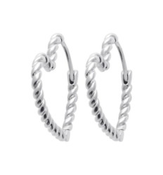 Créoles Argent 925 rhodié